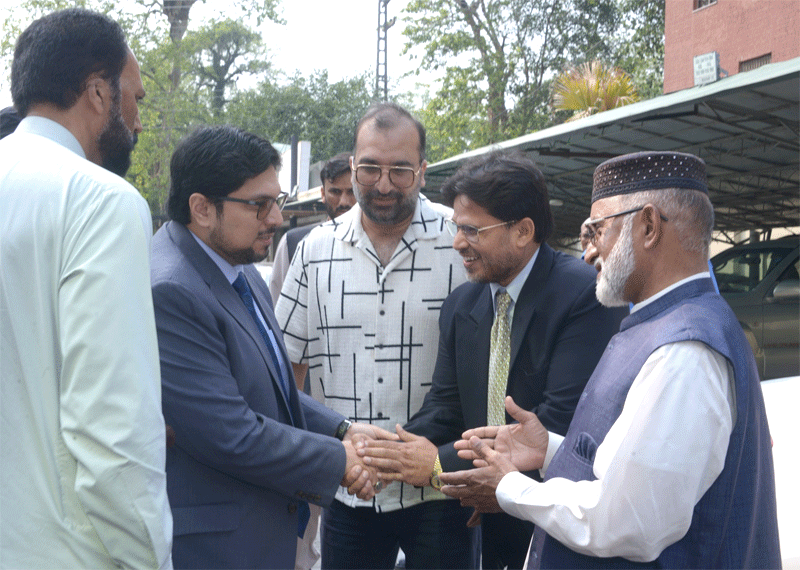 Dr Hussain Qadri at Lahore Chamber of Commerce