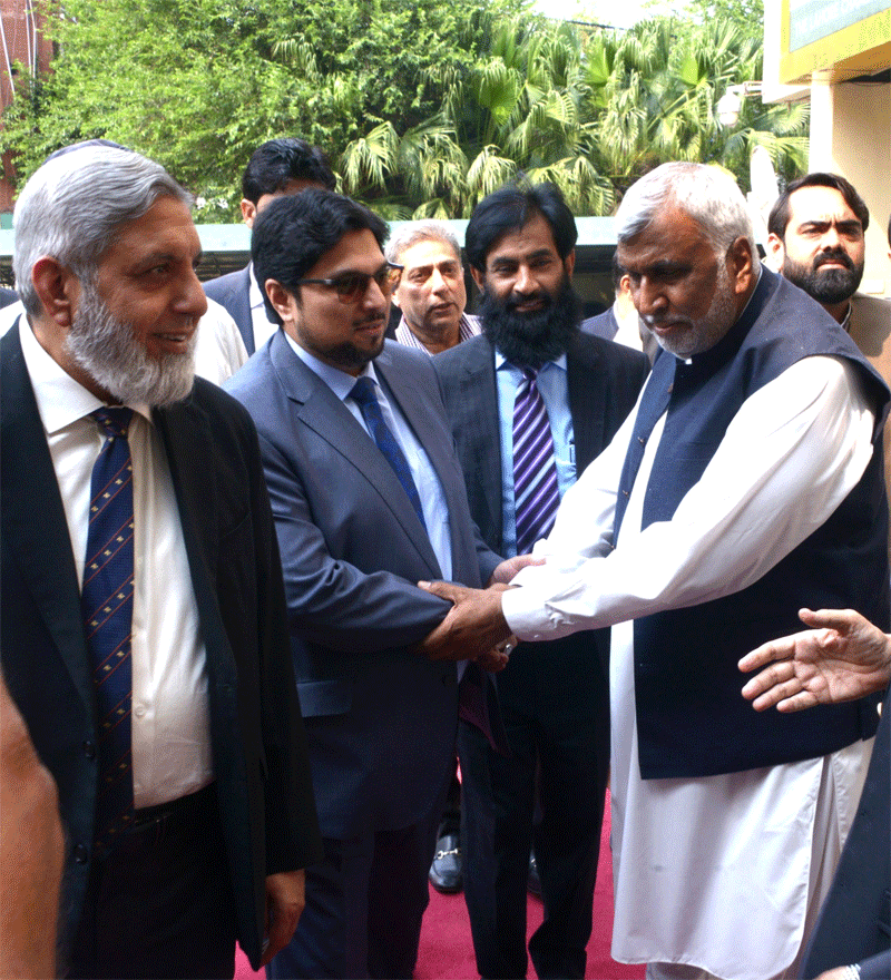 Dr Hussain Qadri at Lahore Chamber of Commerce