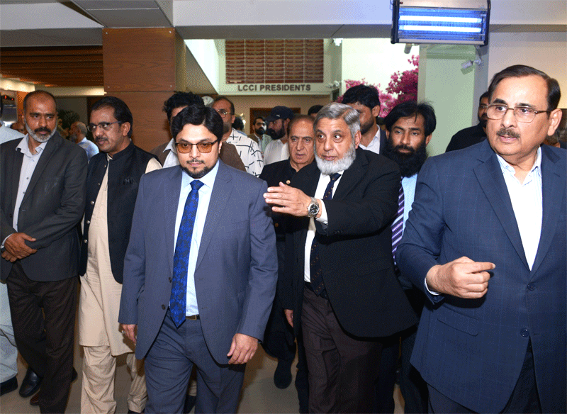 Dr Hussain Qadri at Lahore Chamber of Commerce