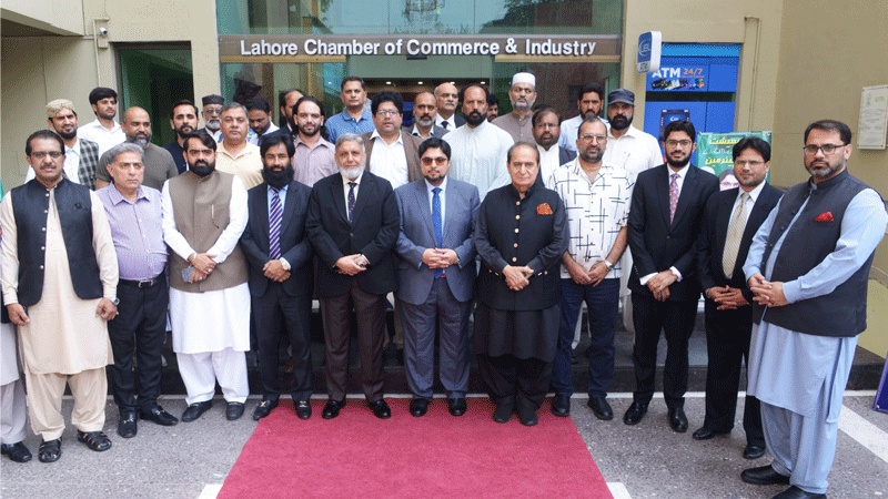 Dr Hussain Qadri at Lahore Chamber of Commerce