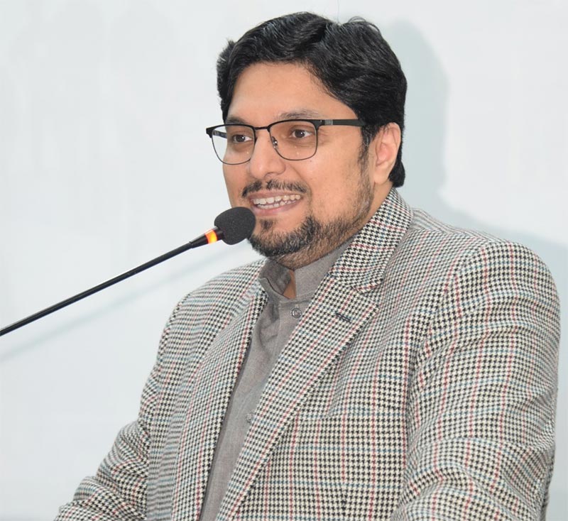 Prof. Dr. Hussain Mohi-ud-Din Qadri shared his thoughts during the closing ceremony of the Sports Gala 2025-26