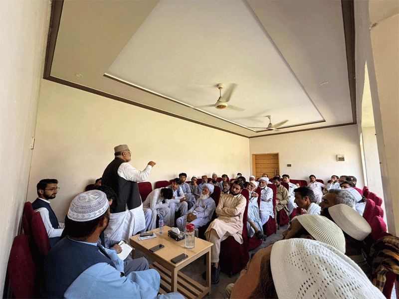 Irfan Yousaf Addresses Key MQI KPK South Meeting