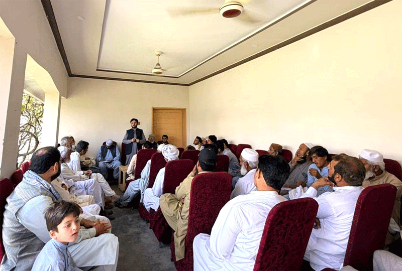Irfan Yousaf Addresses Key MQI KPK South Meeting