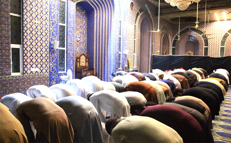 Jamia Sheikh ul Islam Tarawih Lahore