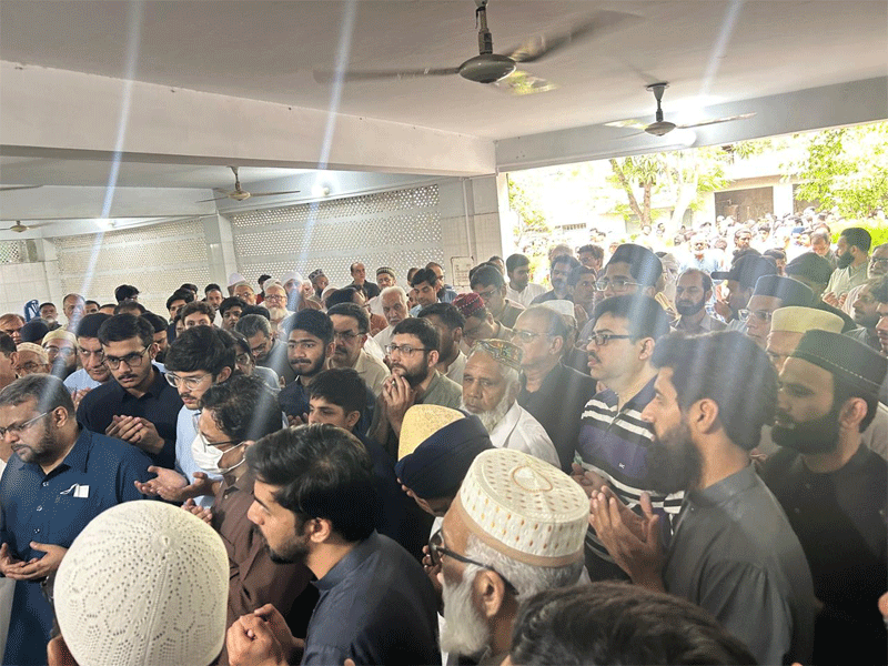 Khuram Nawaz Gandapur Attends Funeral Prayer Sheikh Muhammad Ahmad Qasim