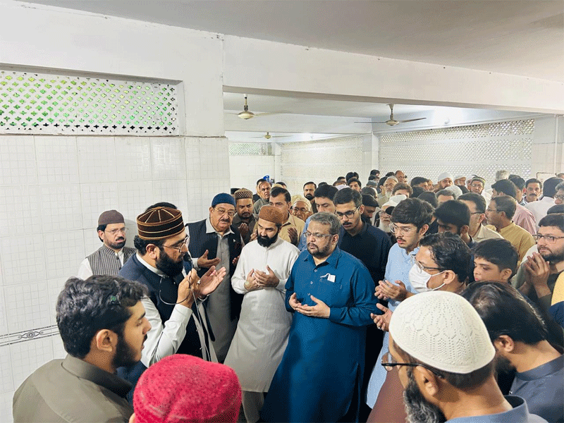 Khuram Nawaz Gandapur Attends Funeral Prayer Sheikh Muhammad Ahmad Qasim