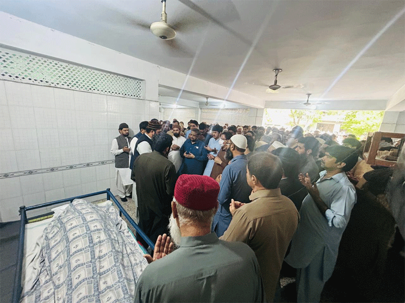 Khuram Nawaz Gandapur Attends Funeral Prayer Sheikh Muhammad Ahmad Qasim