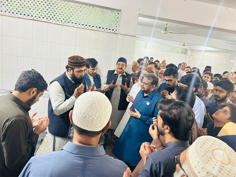 Khuram Nawaz Gandapur Attends Funeral Prayer Sheikh Muhammad Ahmad Qasim