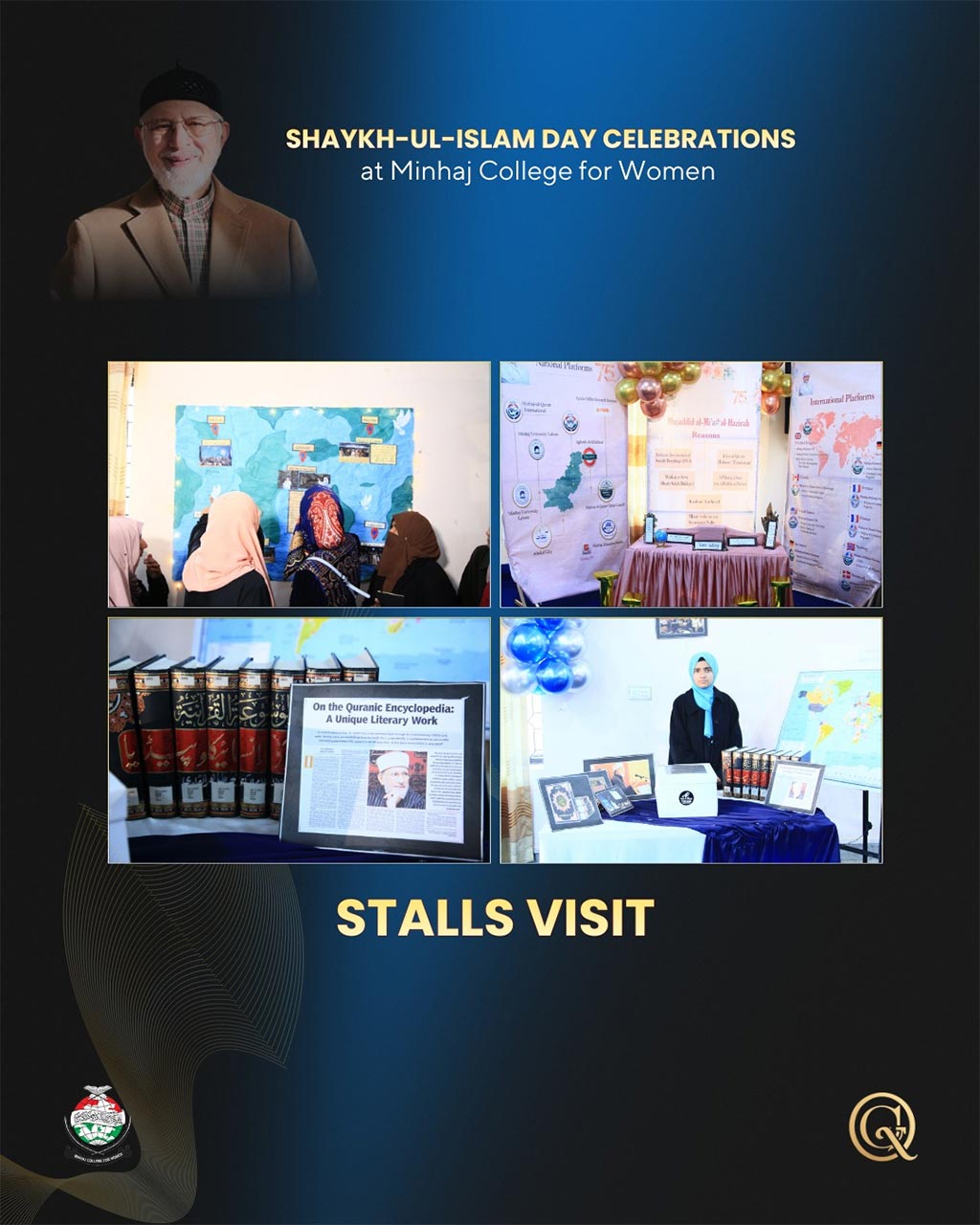 Dr. Ghazala Qadri addressing Shaykh-ul-Islam Day event at Minhaj College for Women