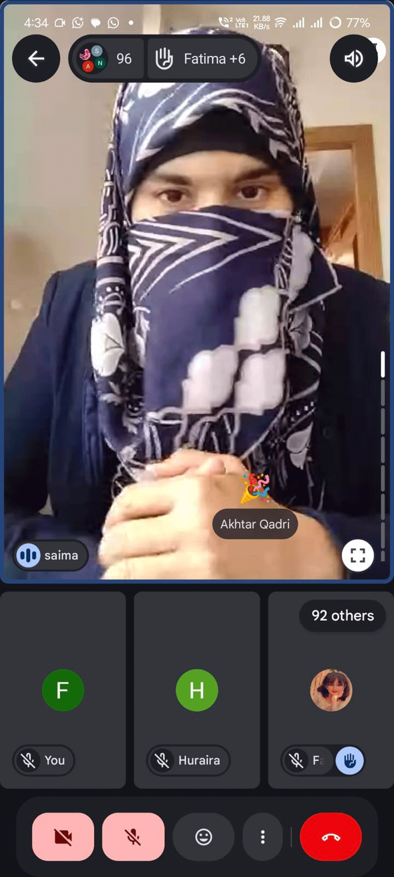 Online Meeting Central Punjab MWL Wazirabad