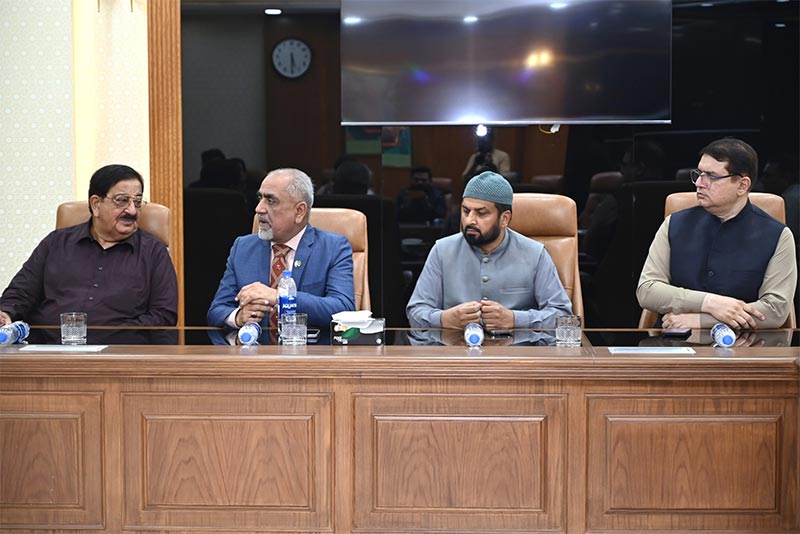 Prof Dr Hussain Mohi ud Din Qadri Meets Parliamentary Delegation