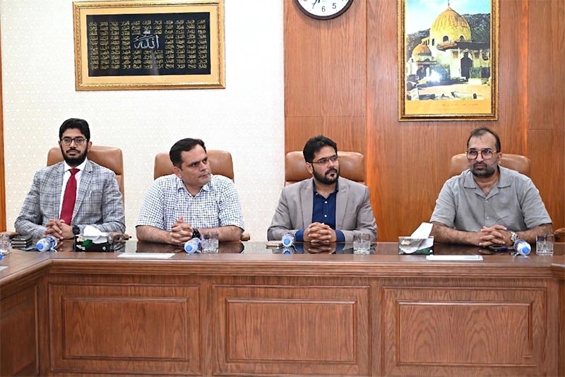 Prof Dr Hussain Mohi ud Din Qadri Meets Parliamentary Delegation