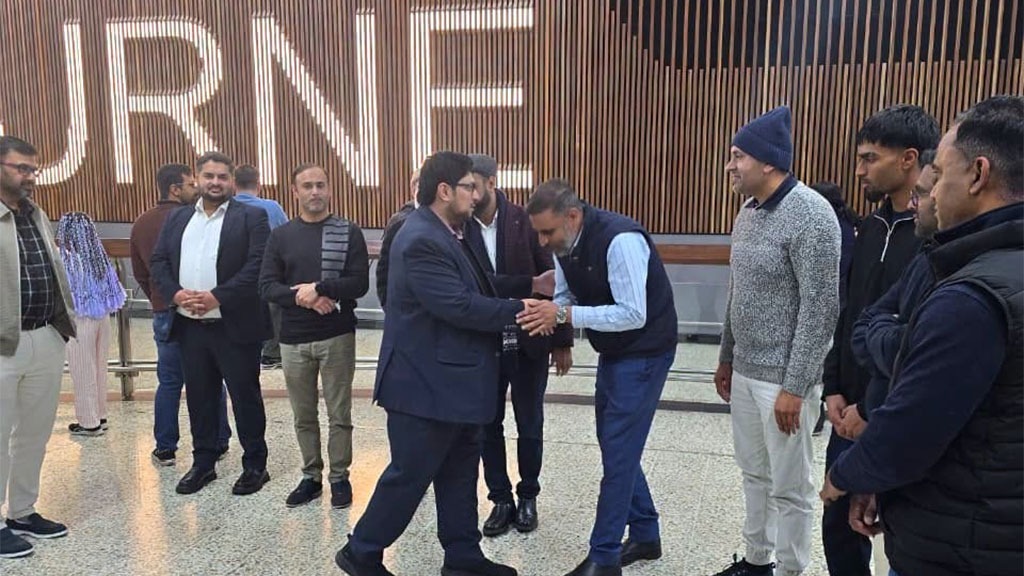 Prof Dr Hussain Qadri Arrival Melbourne Australia 2026