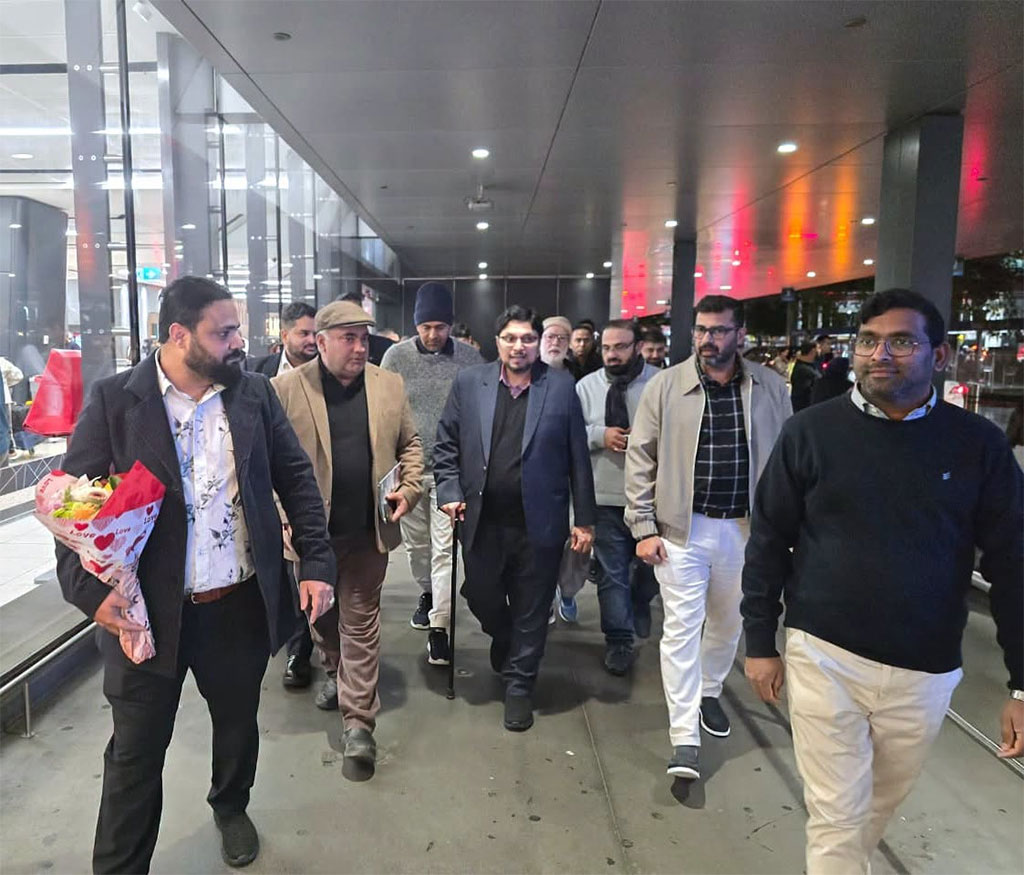 Prof Dr Hussain Qadri Arrival Melbourne Australia 2026