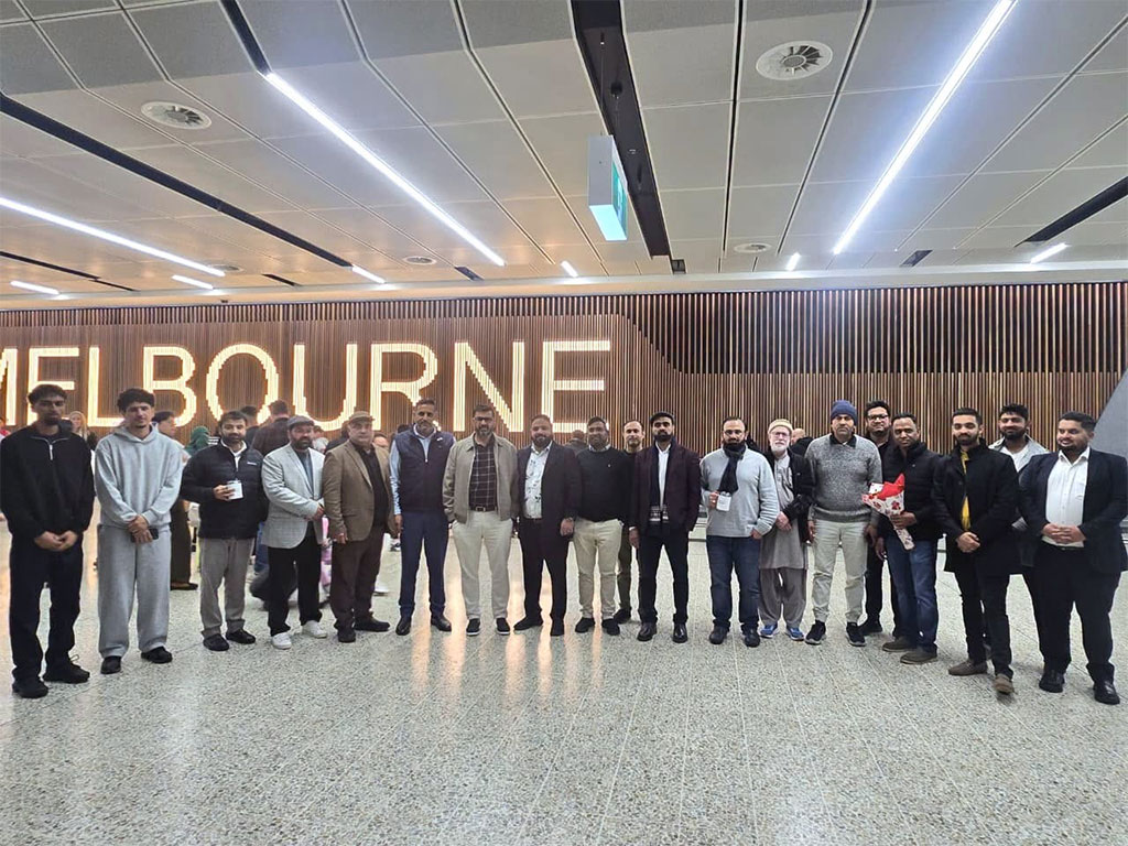 Prof Dr Hussain Qadri Arrival Melbourne Australia 2026