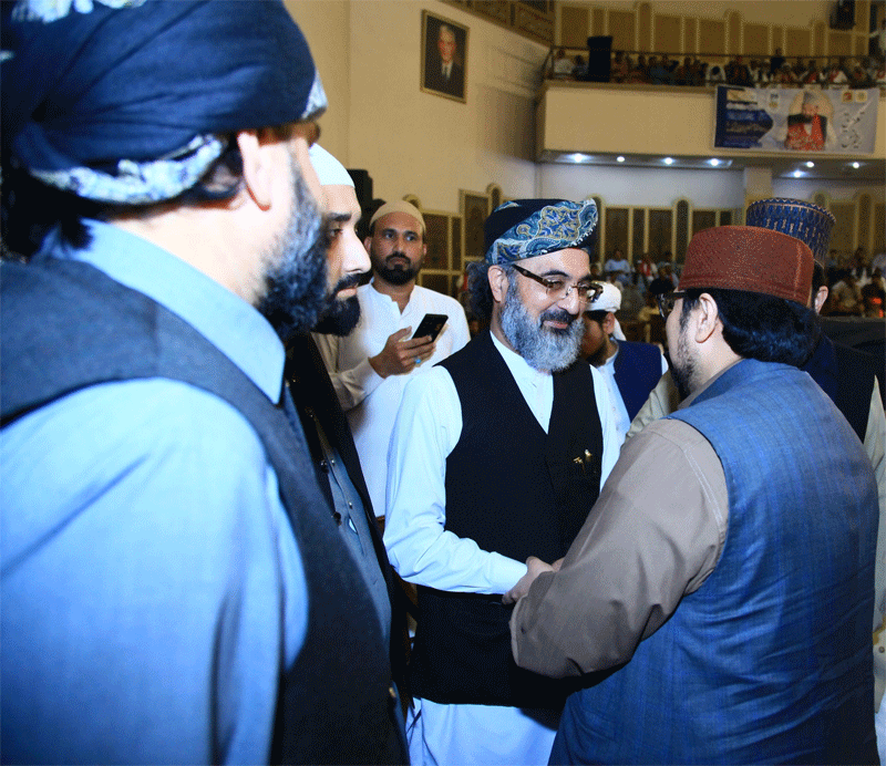 Prof Dr Hussain Qadri Meets Ullama Ewan e Iqbal Condolence Reference