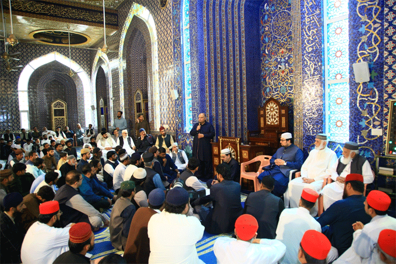 Quran Khawani for Brig. Iqbal Ahmad Khan at jamay shaykh ul islam