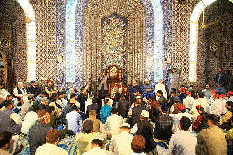 Quran Khawani for Brig. Iqbal Ahmad Khan at jamay shaykh ul islam