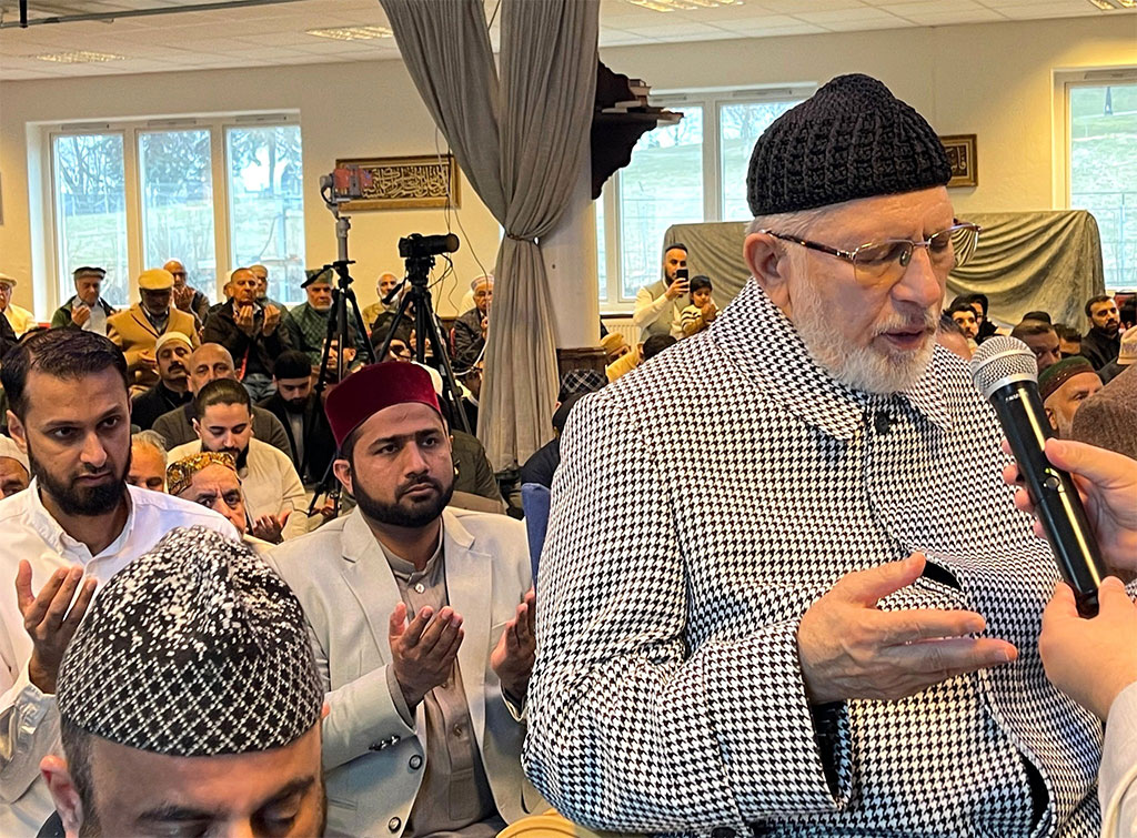 Shaykh ul Islam Offers Jummah Prayer at MQI Norway 2026