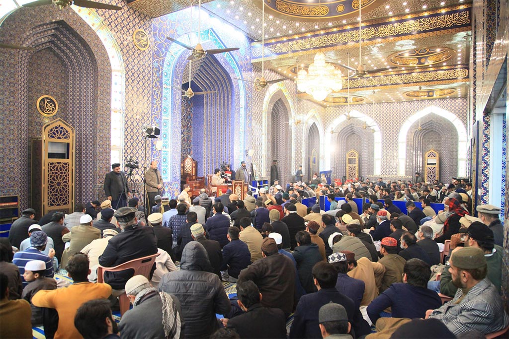 dr-hussain qadri jumma address Jamia Shaykh-ul-Islam Lahore