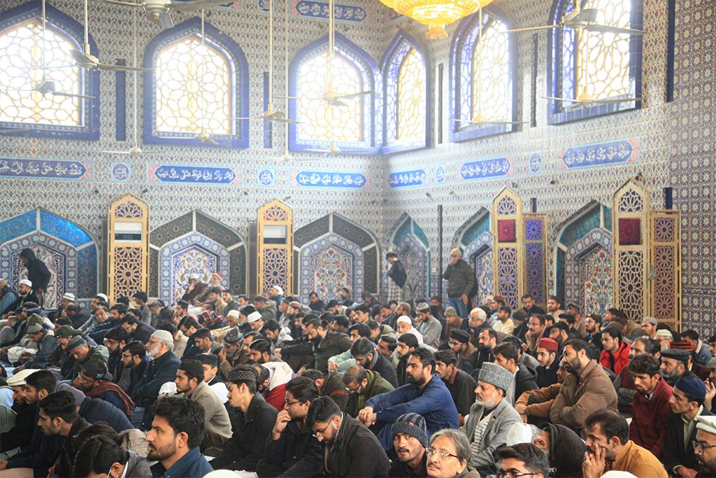 dr-hussain qadri jumma address Jamia Shaykh-ul-Islam Lahore