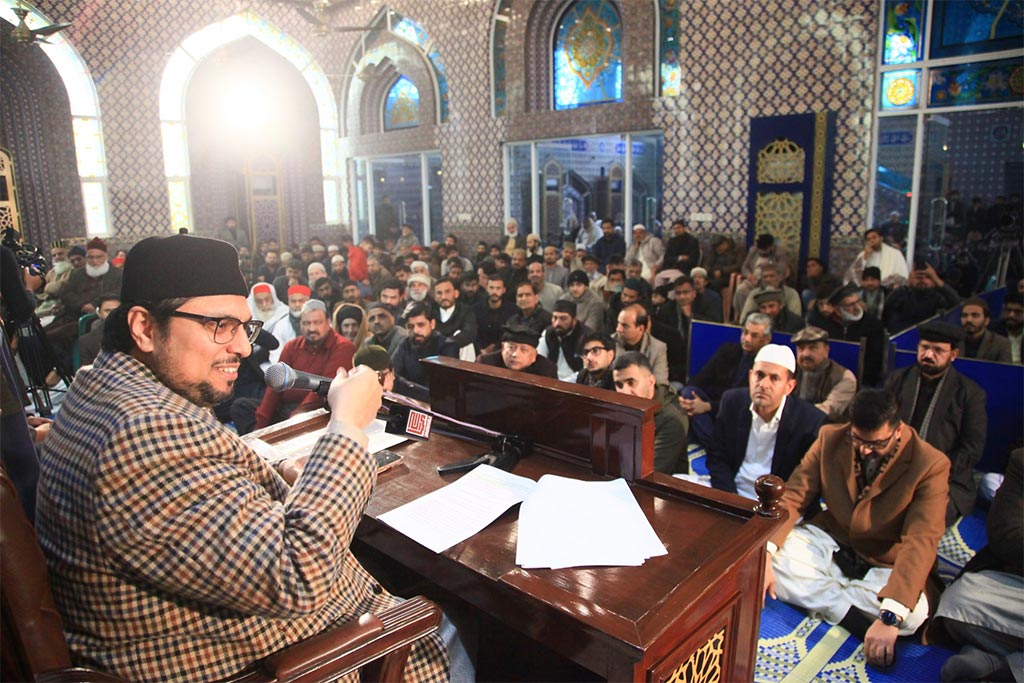 dr-hussain qadri jumma address Jamia Shaykh-ul-Islam Lahore