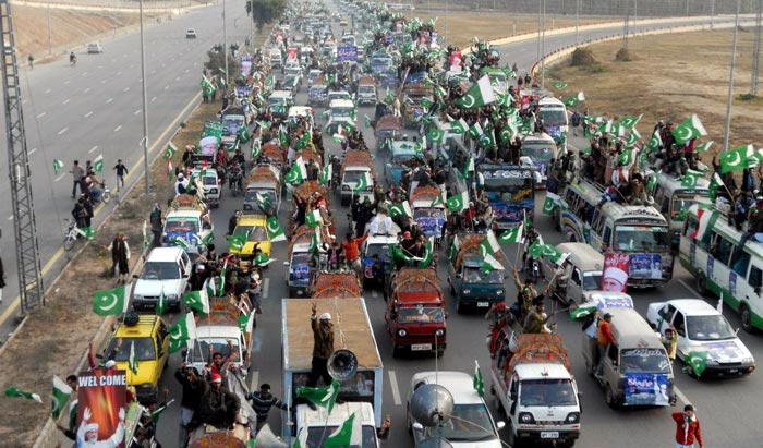 Dr Tahir-ul-Qadri Democracy Long March Pakistan