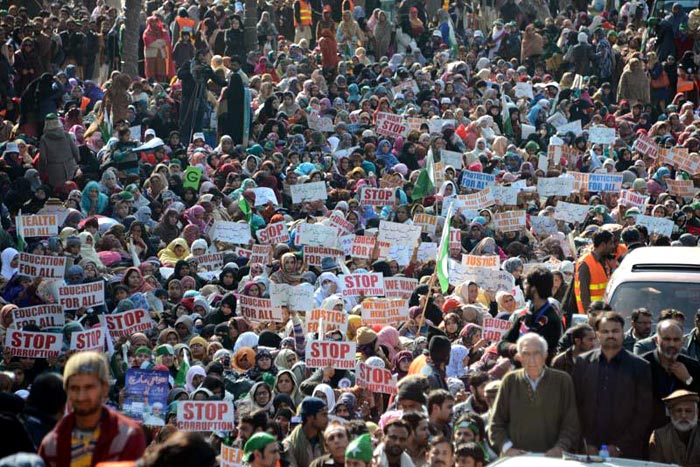 Dr Tahir-ul-Qadri Democracy Long March Pakistan Green Revolution