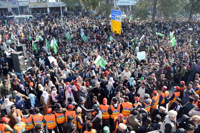 Dr Tahir-ul-Qadri Democracy Long March Pakistan Green Revolution