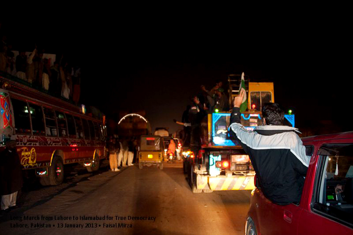 Dr Tahir-ul-Qadri Democracy Long March Pakistan