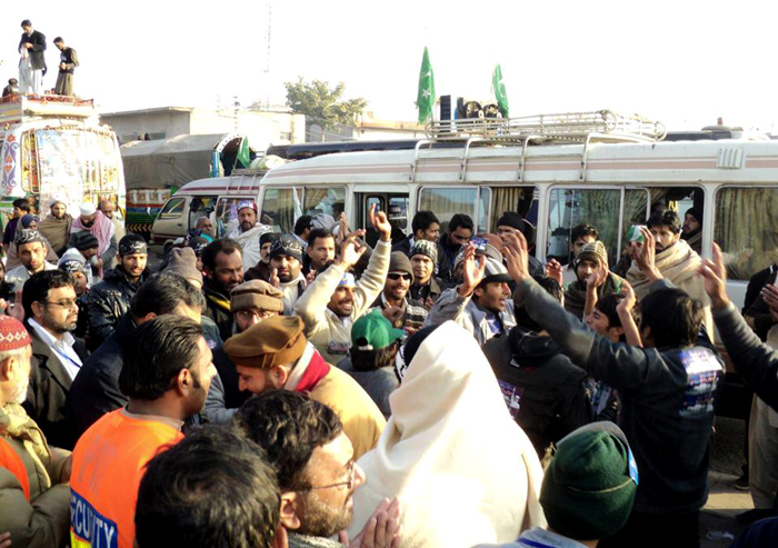 Dr Tahir-ul-Qadri Democracy Long March Pakistan