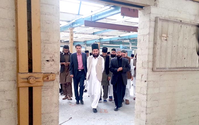 Peer Naqeeb ur Rehman Sahib visits Mega Project site