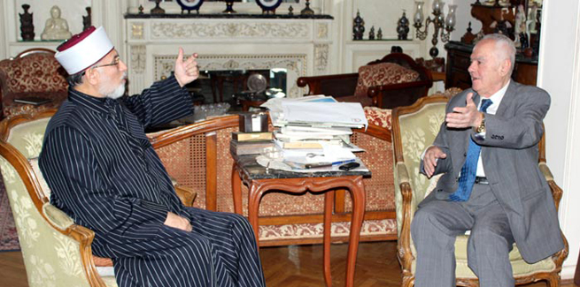 Shaykh-ul-Islam meets former Deputy Prime Minister of Egypt