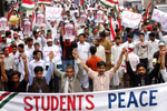 مصطفوی سٹوڈنٹس موومنٹ کا طلبہ امن مارچ