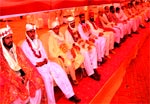 32 couples tie knot at a mass marriage ceremony under MWF