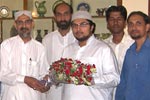 Sahibzada Hussain Mohi-ud-Din Qadri Meets with DFA-Staff