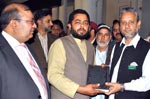 ناظم تحریک منہاج القرآن سیالکوٹ کی آزاد کشمیر کے وزیراعظم سردار عتیق احمد خان سے ملاقات
