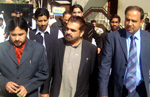 وزیر اطلاعات آزاد کشمیر کا کالج آف شریعہ کا دورہ