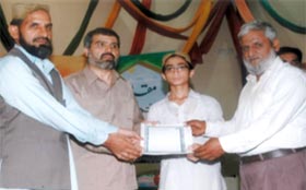 Student of Tahfeez-ul-Quran Institute makes its alma mater proud