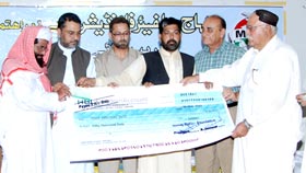MWF distributes keys of houses among flood victims of Balochistan