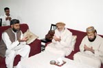 علامہ حافظ نذیر احمد خان کی محمد اقبال چودھری سے ملاقات واظہار تعزیت