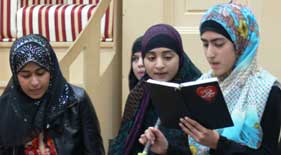 منہاج القرآن ویمن لیگ و منہاج سسٹر لیگ (فرانس) کے زیر اہتمام ماہانہ گیارہویں شریف کا پروگرام