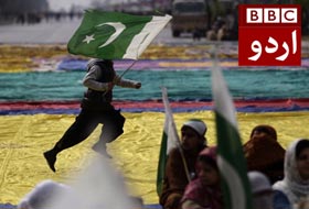 بی بی سی اردو: جمہوریت مارچ کی گوجر خان آمد، سکیورٹی سخت
