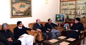 PML-Q delegation holds consultations with Dr Tahir-ul-Qadri