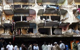 Isphahani Road, Karachi, bomb blasts strongly condemned