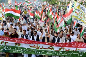 پاکستان عوامی تحریک گوجرانوالہ کے زیراہتمام عوامی ریلی