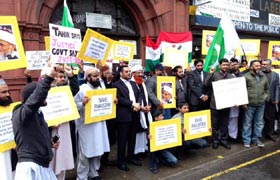 Overseas Pakistanis hold sit-ins