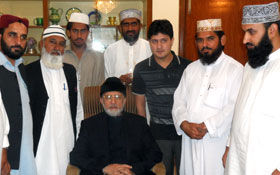 لاہور: منہاج القرآن علماء کونسل چکوال کے وفد کی شیخ الاسلام ڈاکٹر محمد طاہر القادری سے ملاقات