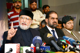 Election outcome as per international plan: Dr Tahir-ul-Qadri