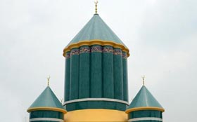 گوشہ درود کی پُر شکوہ عمارت منارۃ السلام کا تصویری منظر